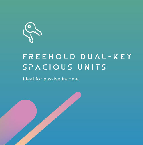 Freehold Dual-Key Spacious Units